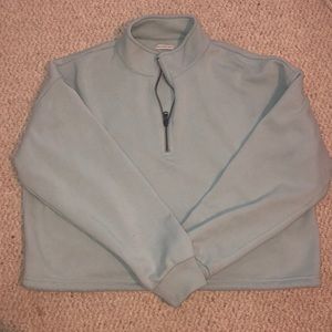 cropped ae quarter zip